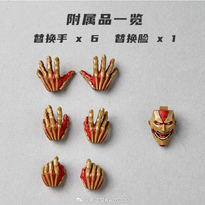 НОВИ Kaiyodo Armored Titan Movable Model Toys Revoltech НЕВЕРОЯТНИ YAMAGUCHI Yoroi No Kyojin Attack on Titan Аниме Фигурки Играчка Подарък