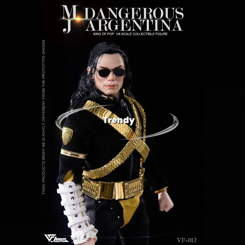 Spot Goods Original VFTOYS VF-12 1/6 Jackson MJ DANGEROUS ARGENTINA Anime Figure Collection Series