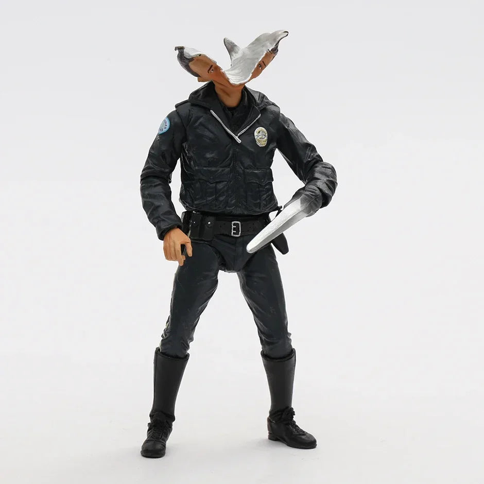 NECA Ultimate T-1000 Motorrad-Cop-Terminator-Actionfigur