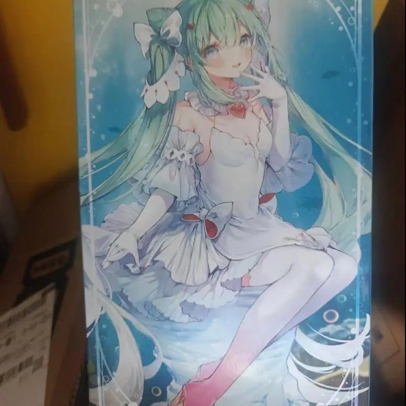 Bandai VOCALOID Hatsune Miku Ice Sea Angel Prize Figure PVC Material For Collectors Home Decor Japanese Version New And Original