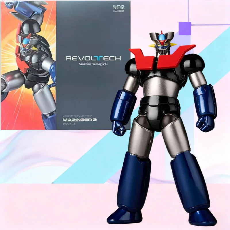 Yamaguchi Classic Anime Mecha Robot Action Figure Collectible Model Mazinger Z Action Toy with Chest Special Parts for Fans