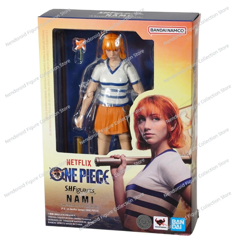 100% Original In Stock Bandai S.H.Figuarts SHF Nami Live-action Version Anime Action Figure Toy Gift Model Collection