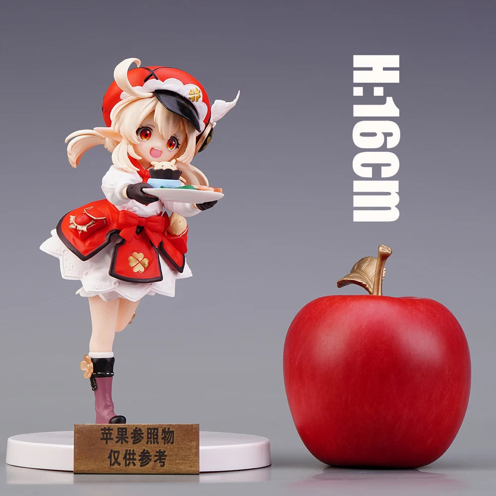 Anime Figur Genshin Impact Spark Knight 16CM PVC KLEE Café Dessert Westwind Order Ritterlichkeit Weihnachtsgeschenke Kostenloser Versand