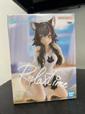 In Stock Original BANDAI BANPRESTO Hololive #hololive IF -Relax Time-Okami Mio Anime Figures Toys Gifts Model Ornaments Statue