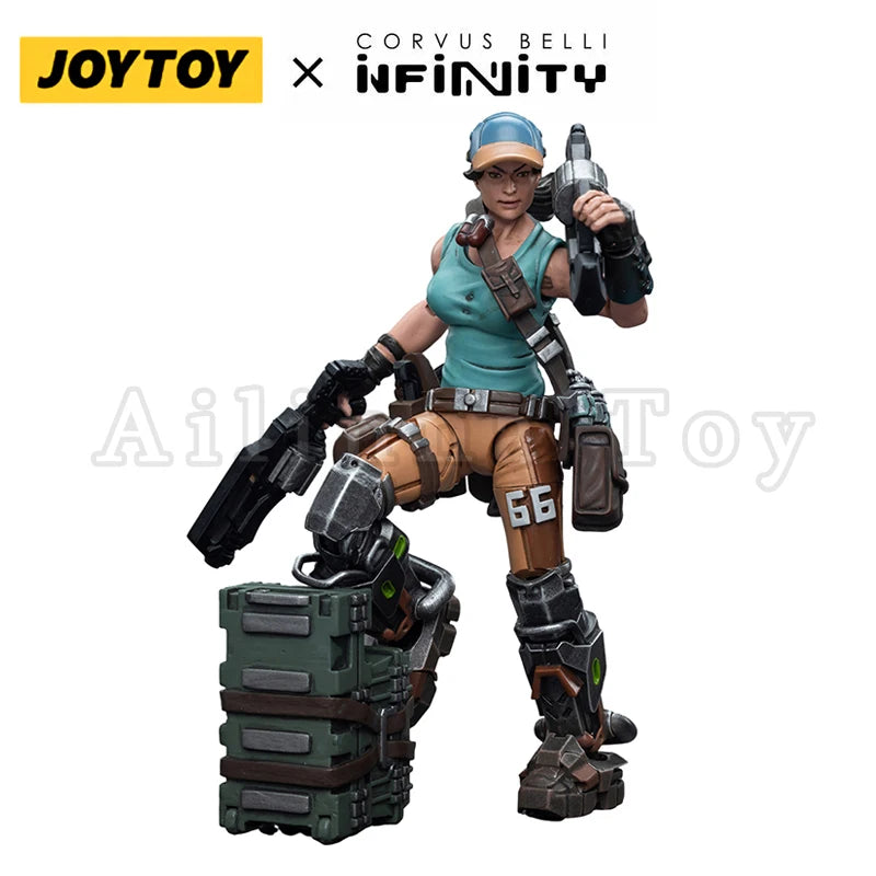 JOYTOY 1/18 Action Figure Infinity NA2 Monstruckers #2 Woman Anime Model Toy