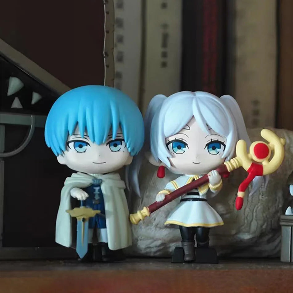 4pcs Frieren: Beyond Journey's End Anime Figure Sitting Fern Action Figures Frieren Noodle Stopper Figure Model Toys