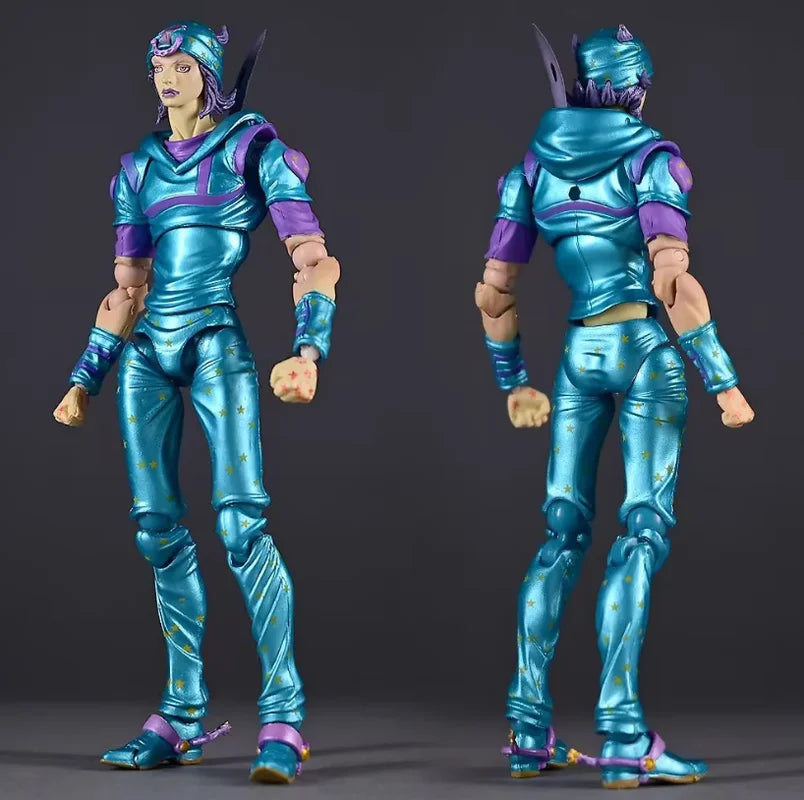 In Stock Medicos Steel Ball Run Jojo'S Bizarre Adventure Johnny Joestar Action Figure Wf Limit 15cm Original Model Toys