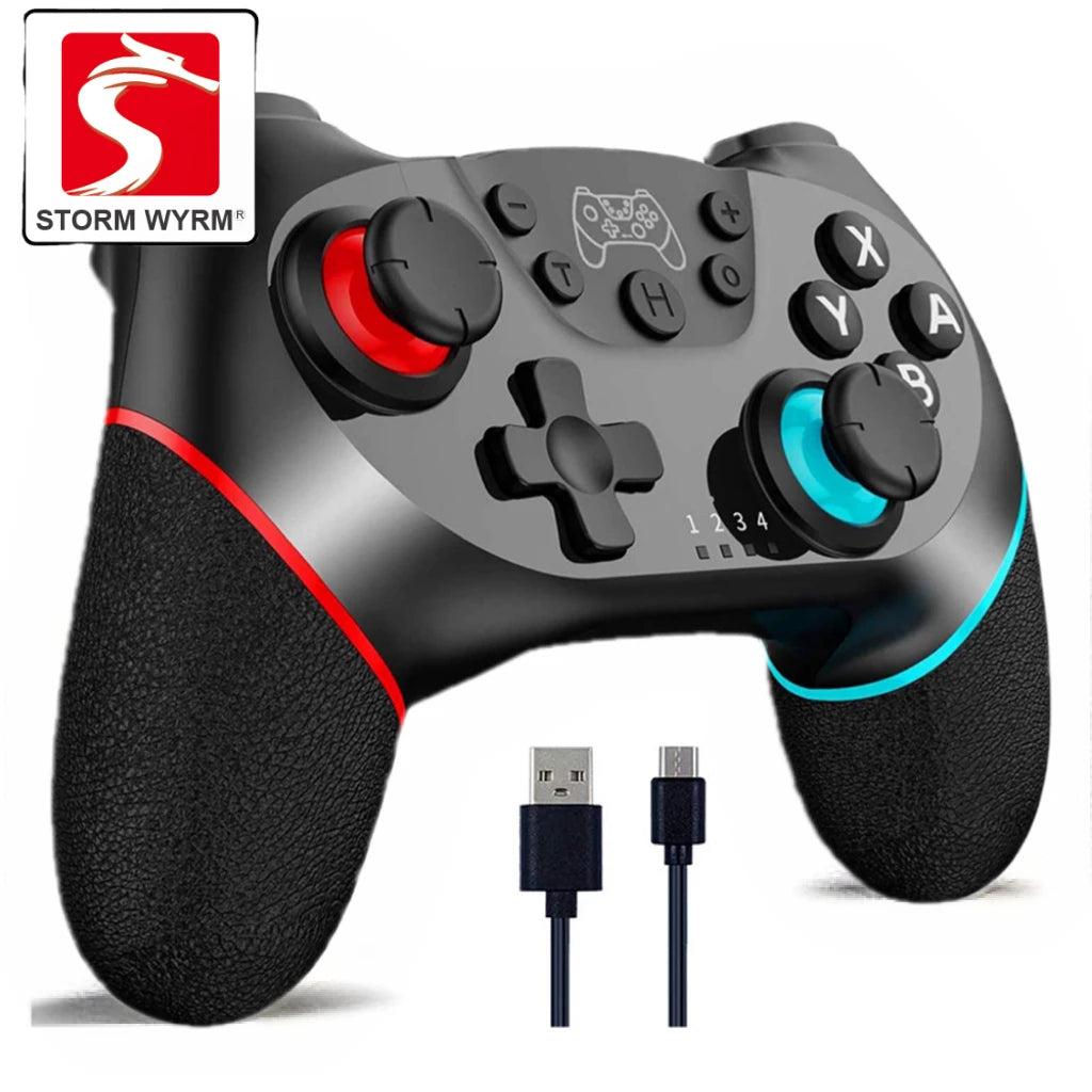STORM WYRM Wireless Controller With Motion Sensors and Double Vibration for For N-SL SW001
