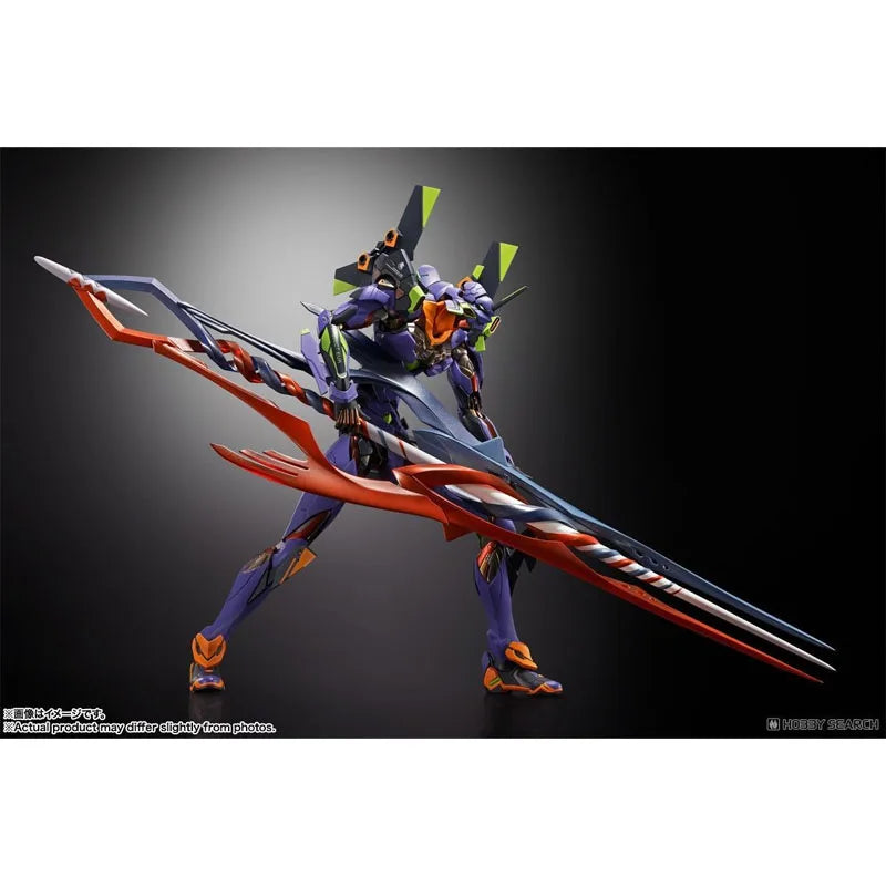 Genuine Bandai Evangelion Model Kit MB Test Type-01 30th The Spear of Gaius Anime Action Figure Collection Finished Model Toys