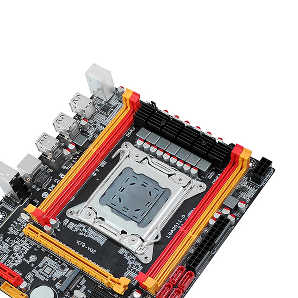 NVME M.2 SSD LGA 2011 Desktop Motherboard X79 Computer Motherboard 4*SATA2.0 Interface Fit for Intel CPU E5 2600/ 2689/2690/2670