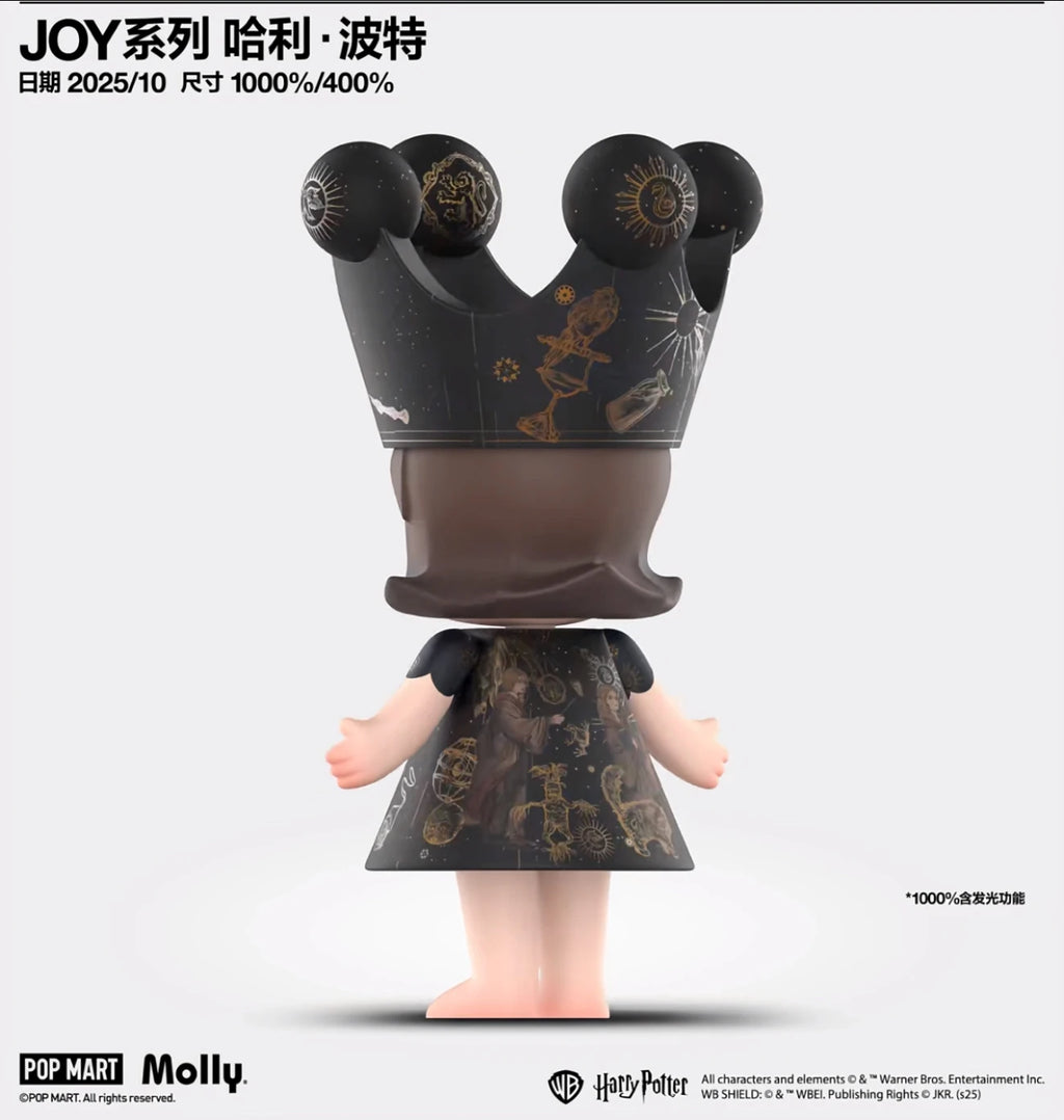 Popmart Mega Royal Molly 400% 1000% Princess Harry Potter Series Toys Doll Kawaii Anime Action Figure Dolls Kids Xmas Gift