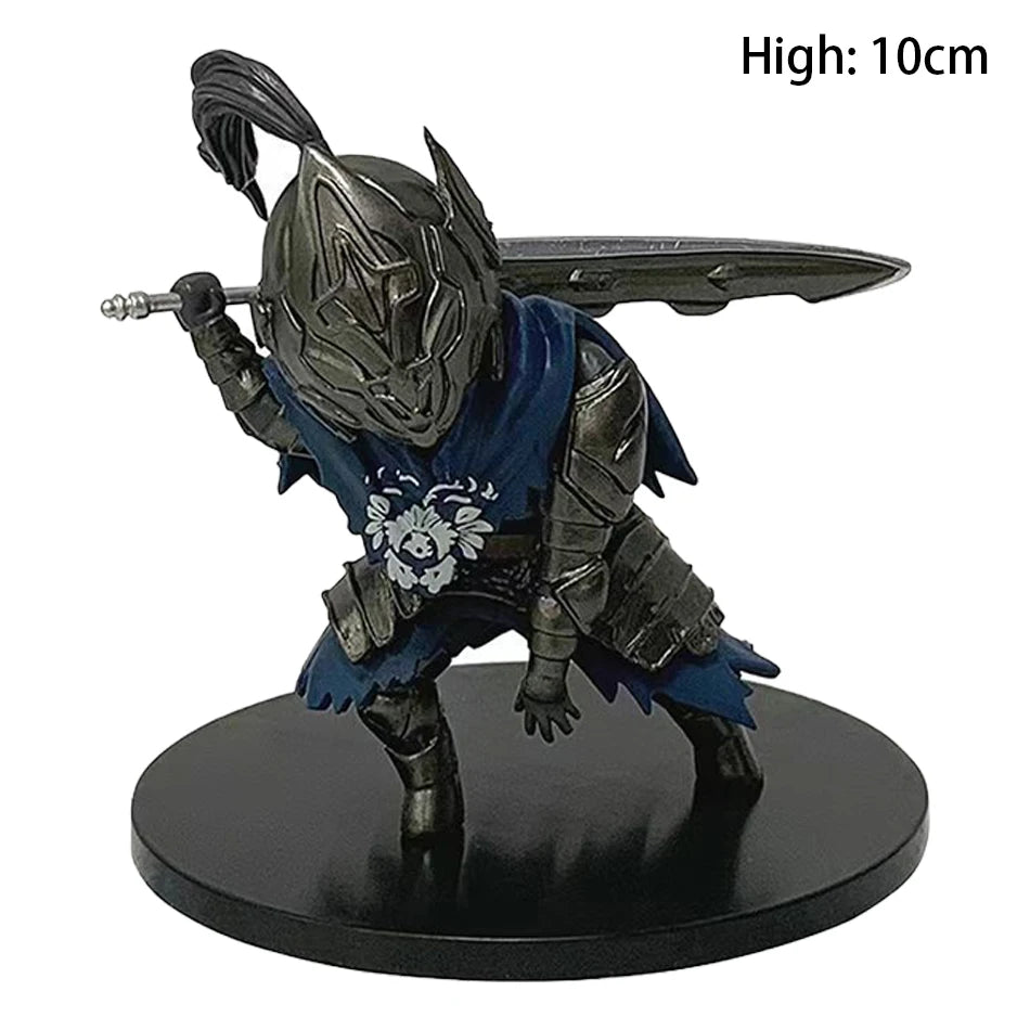 In stock Anime action figure Dark Souls Q version Solaire Artorias Ornstein Fire Keeper, Anime doll, toy model for child gifts