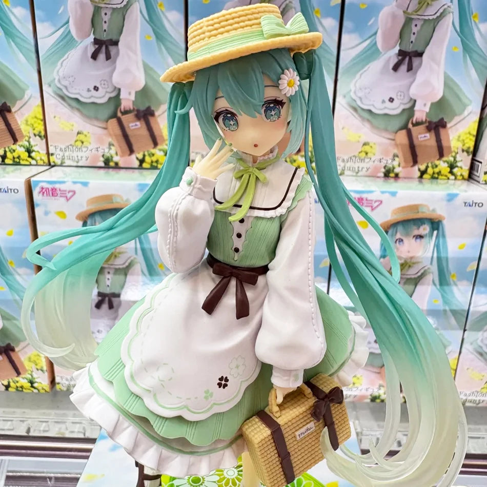Hatsune Miku Desktop Cute Action Figure 20cm Fashion Country Ver. Anime Figurine Kawaii Girl Model Toy - Adorable Decor