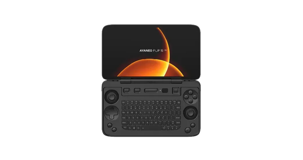 AYANEO FLIP 1S KB  Flip Game Console 7" 1080P 144Hz OLED Screen Portable Handheld Console HX370 8840U With Keyboard Game Machine
