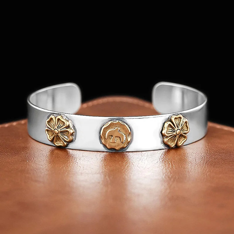 Goro's Eagle Feather Bracelet Bangle Argent 925 Sterling Silver Luxury Brand Designer Jewelry Man Woman 2025 Relationship B22