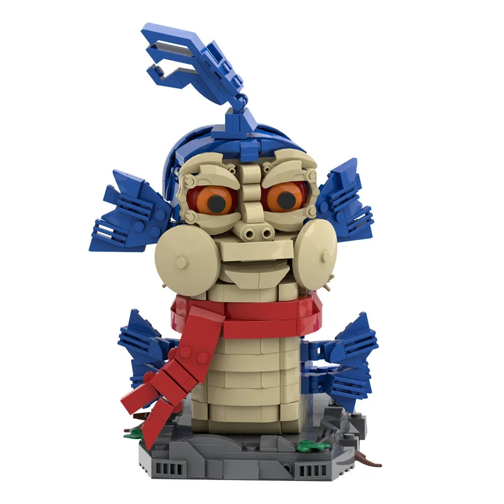 MOC The Worm Labyrinth Building Blocks 1986 Movie Scene Diorama for Adult Collectors Fantasy Film Character Model Kit