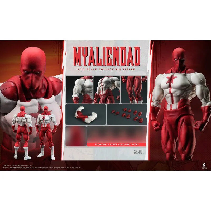 New Product Pre-sale Roaring Bear ZOOMRIG 1/12 My Alien Dad ZR-001 Action Figure Toy Collection Gift