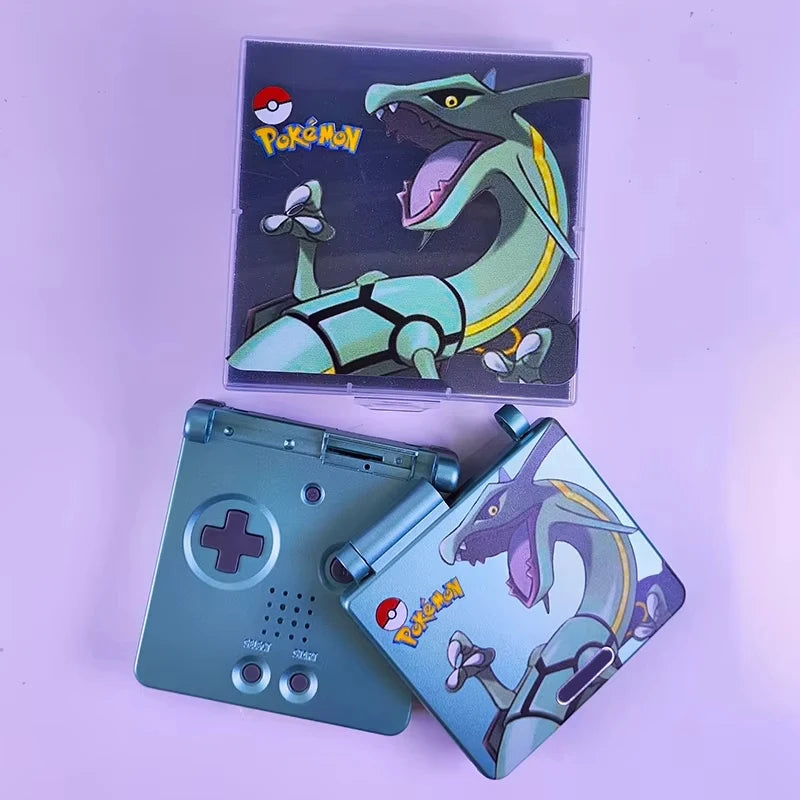 GBA SP Packaging and Shell Set Rayquaza Limited Edition case with Packaging Box Compatible with ipS screen