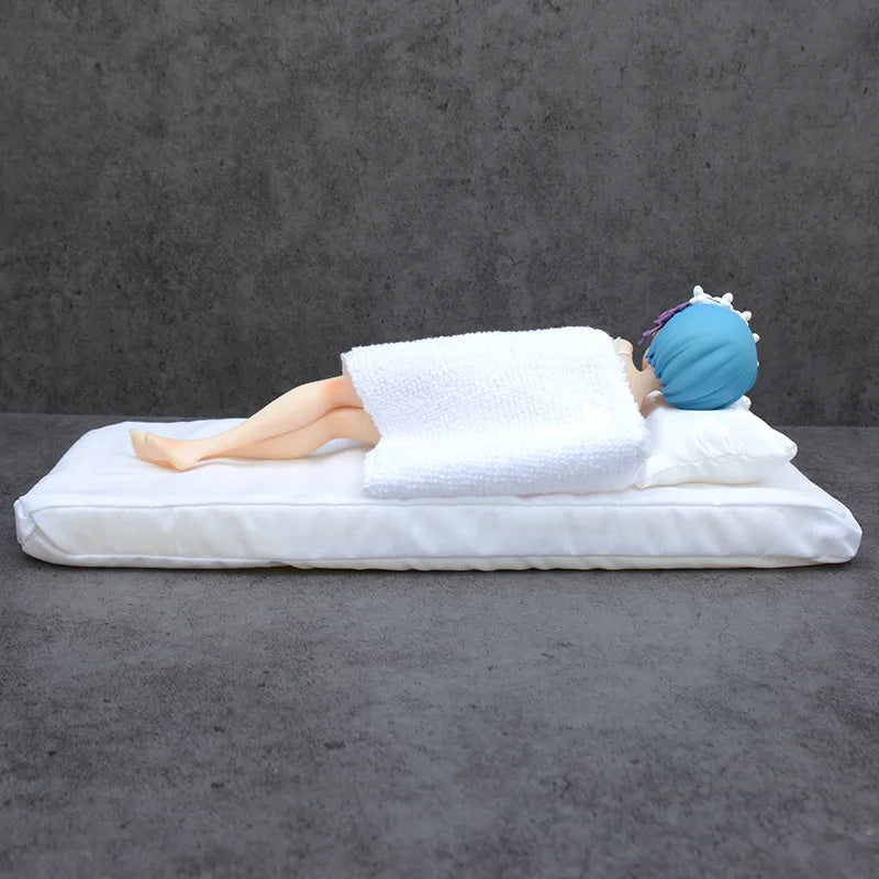KDcolle Re:ZERO Starting Life in Another World Anime Figure Rem Sleep Sharing Action Figure Ram/Emilia Figurine Model Doll Toys