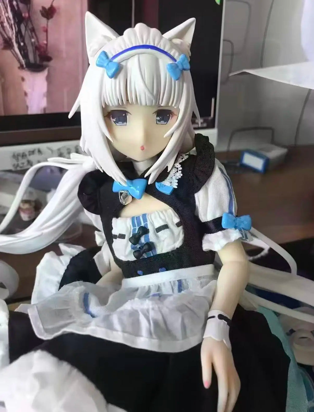 Brand-new spot soft cat girl model hand-made model Xianglanzi