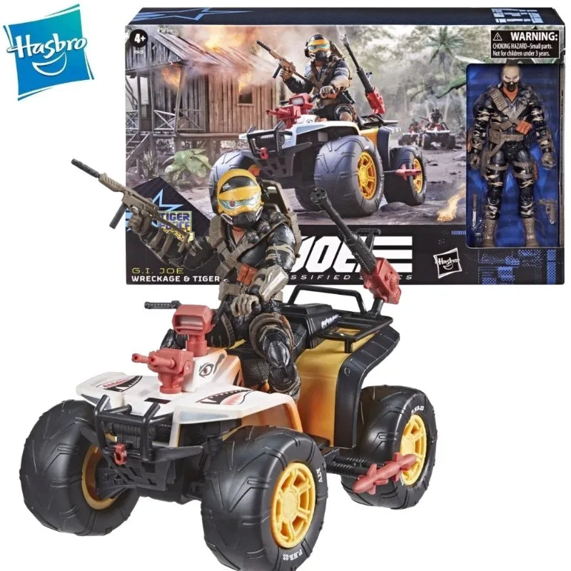 New Original G.I. Joe GI Joe Classified Series 137 Tiger Force Wreckage Tiger Paw ATV Action Figure Model Toy Collection