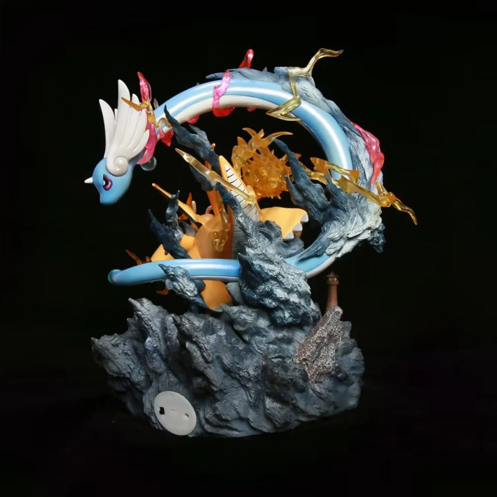 30cm Dragonite Figure Pokemon Action Figures Pvc Model Collection Statue Desk Decoration Doll Toys For Kids Birthday Gifts