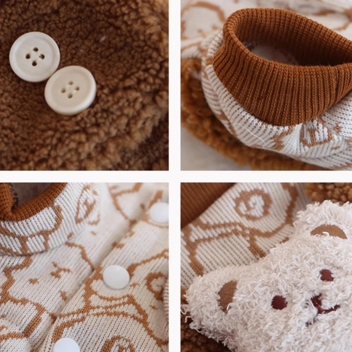 Autumn Winter Velvet Overalls Warm Teddy Bear Jumpsuit Cat Clothing Four Legged Pants Universal Thick Pet Clothing Puppy Clothes