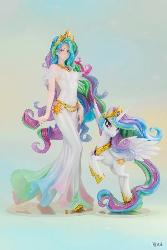 My Little Pony Bishoujo Statue Prinzessin Luna Fluttershy Anime PVC Actionfigur Spielzeug Hatsune Miku Figurensammlung Modellpuppe