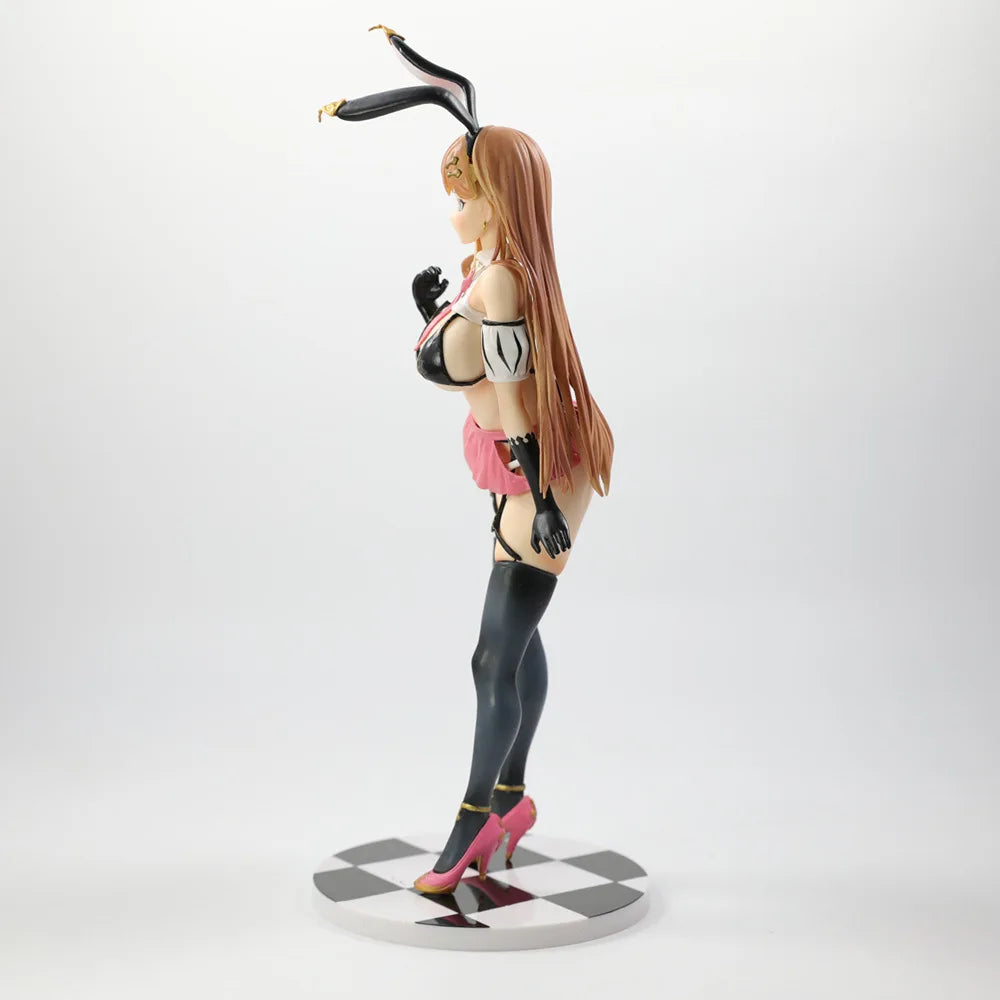 29cm Gal Bunny Hottie Mo Taro GK Statue Beautiful Girl Anime Handmade Action Figures Desktop Case Decoration Ornament Gift