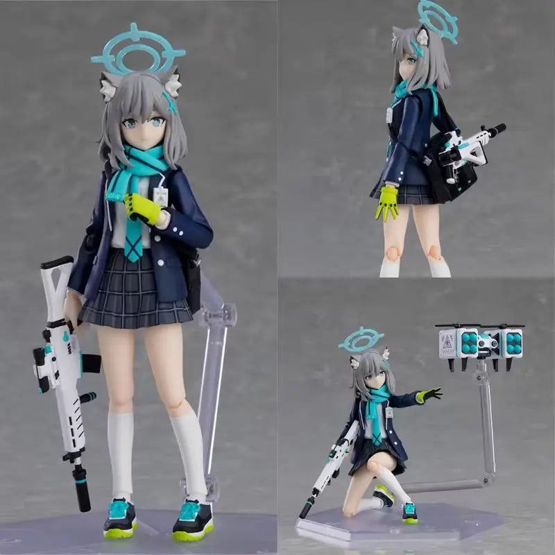 Hot Beautiful Girl Figma Blue Archive Cartoon Character Model Action Figures Children'S Educational Toys Collections Gift