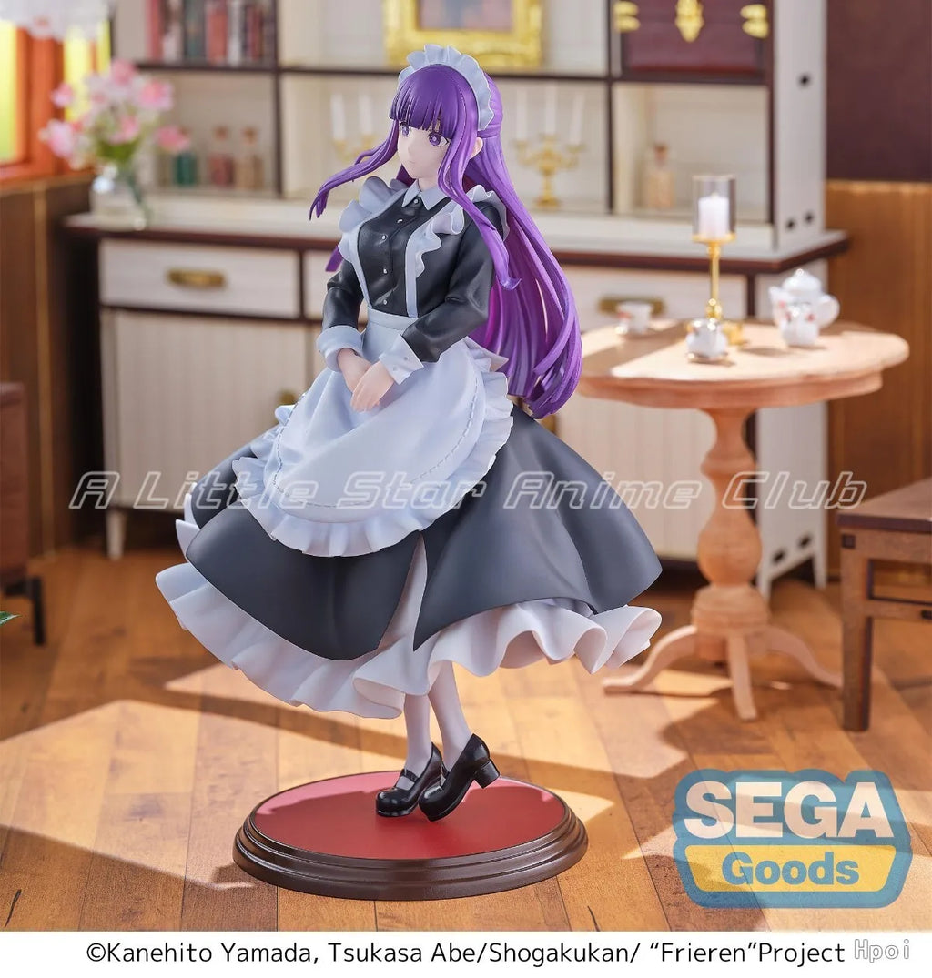 В наличност Оригинална SEGA Luminasta Frieren:Beyond Journey's End Fern Maid Outfit Анимационни фигурки Модел Колекция Орнаменти Играчка