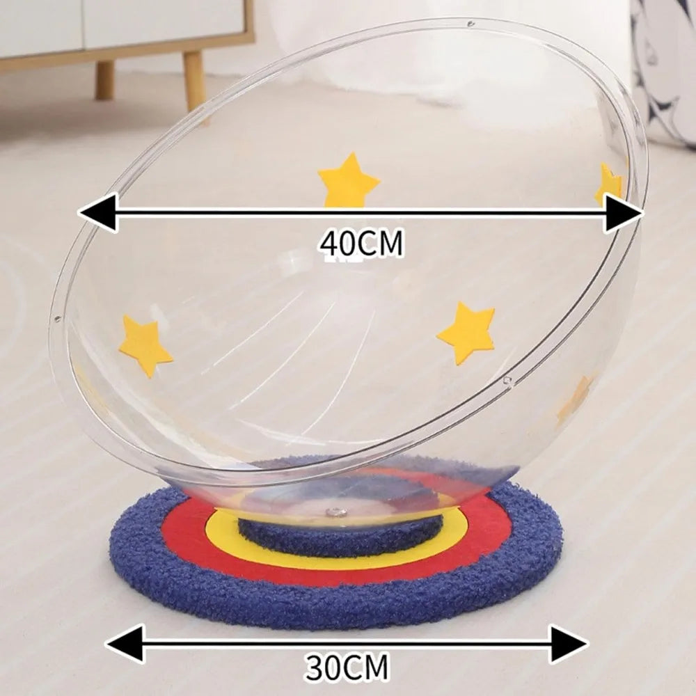 compact pet bed for dogs and cats, 22" x 30" folding cat cave with hooded cover, suitable for pets up to 33 lbs, cozy puppy bed