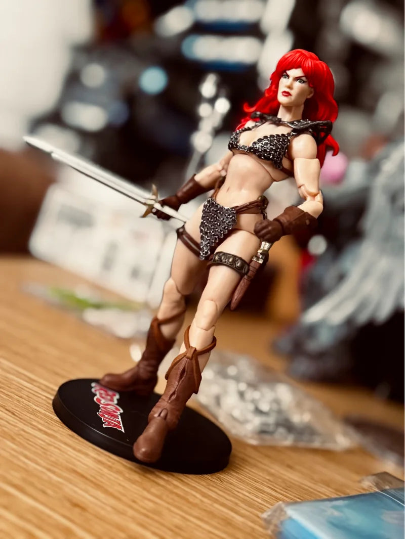 original BFS Boss Fight Studio 1/12 Action Figure Red Sonja 50th Anniversary EPIC H.A.C.K.S. figure toy