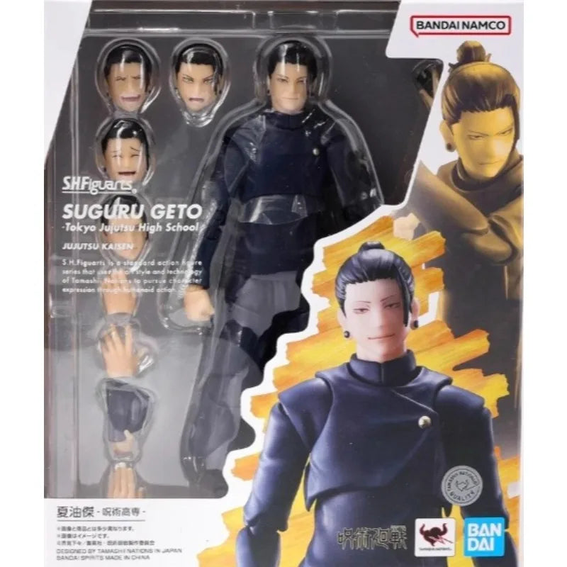 In Stock BANDAI Original S.H.Figuarts SHF Jujutsu Kaisen 0 Theater Edition Gojo Fushiguro Megumi Itadori Yuji Nobara Geto Suguru