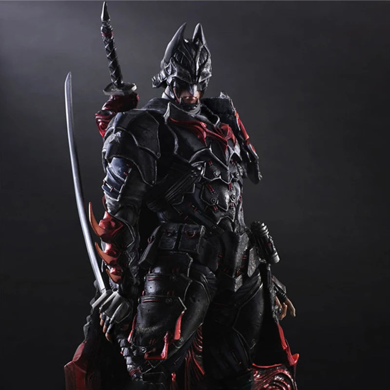 Play Arts Batman Action Figure DC The Dark Knight Collection Doll Bushido Superhero Movable Model Toys