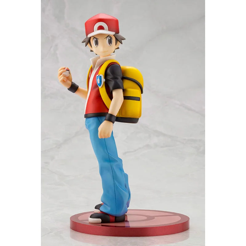 Original Kotobukiya 1/8 ARTFX J Pokemon Series Red with Charmander In Stock Anime Action Collection Figures Model Toys
