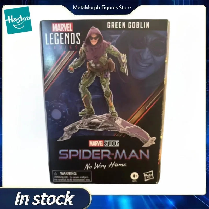 Original Hasbro Marvel Legends Series SPIDER-MAN No Way Home GREEN GOBLIN Anime Figure Toy Collection Gift