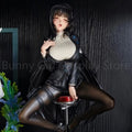 25cm Blue Archive Tsukatsuki Rio Anime Figure Black Silk Sitting Tsukatsuki Rio Figures Sexy Uniform Girl Figurine Collect Toys