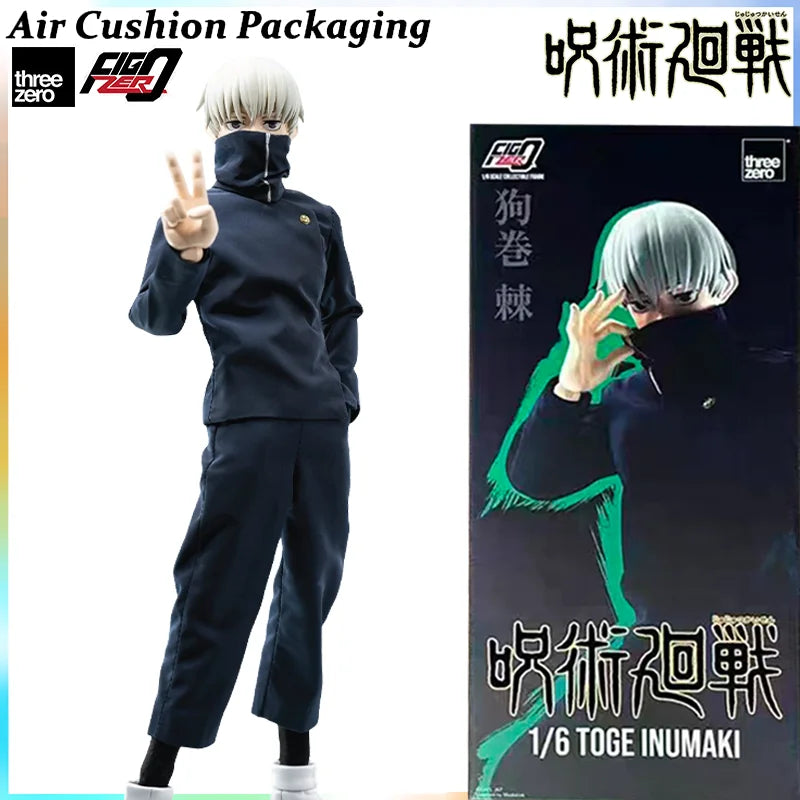 Threezero Genuine FigZero Series ‌Jujutsu Kaisen Yuji Itadori‌ Megumi Fushiguro Nobara Kugisaki‌  Anime Action Figures Model Toy