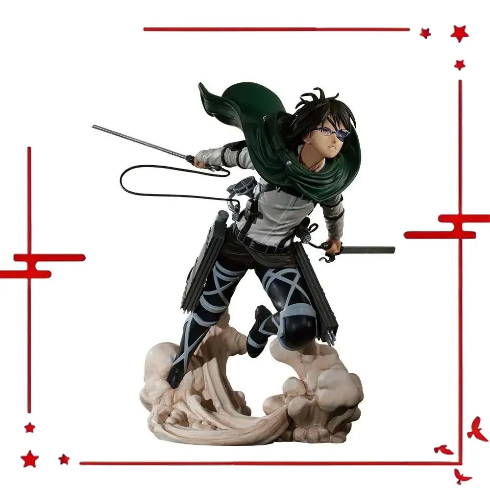 In Stock Original BANDAI Ichiban Kuji Attack on Titan Rumbling Levi Hange Zoe Eren Mikasa Figure Anime Model Genuine Boxed Toy