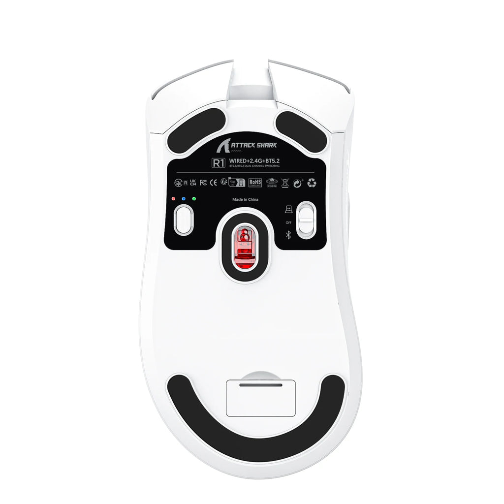 Attack Shark R1 Bluetooth-Maus Drahtlose Maus Drei-Modus PAW3311 E-Sport-Maus