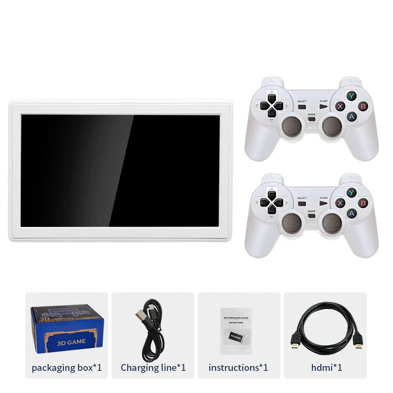 AMPOWN XP18 TV Game Console HDMI Output 7'' Screen 4000mAh Battery Portable Video Console Wireless Controller Supports Simulator