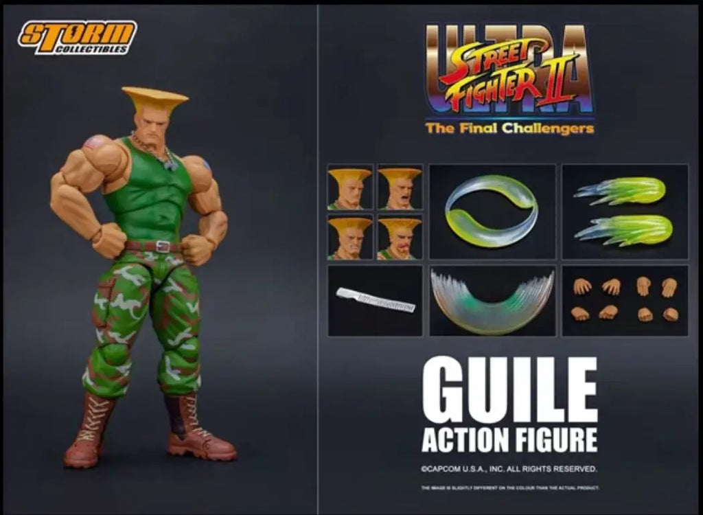 In-stock Storm Toys Street Fighter 2 Guile SDCC Exclusive 1/12 Action Figure Model Collectible Gift