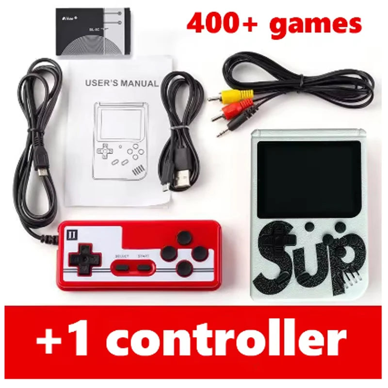 500-in-One Classic Mini Handheld Console for Children and Students: A Nostalgic Macaron-Style Handheld Game Console