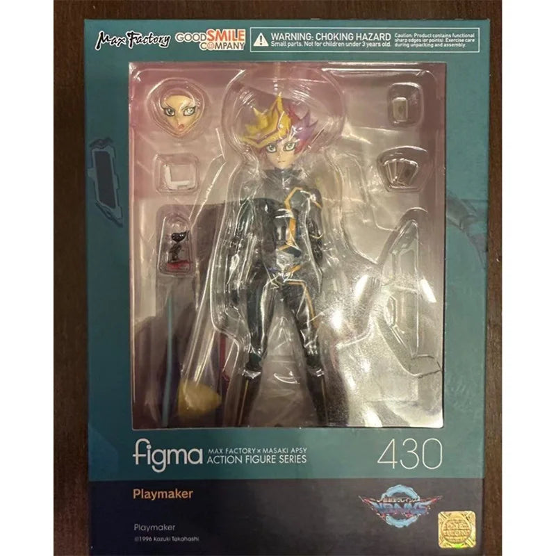 100% Original Figma 430 Yu Gi Oh VRAINS Playmaker In Stock Anime Action Collection Figures Model Toys