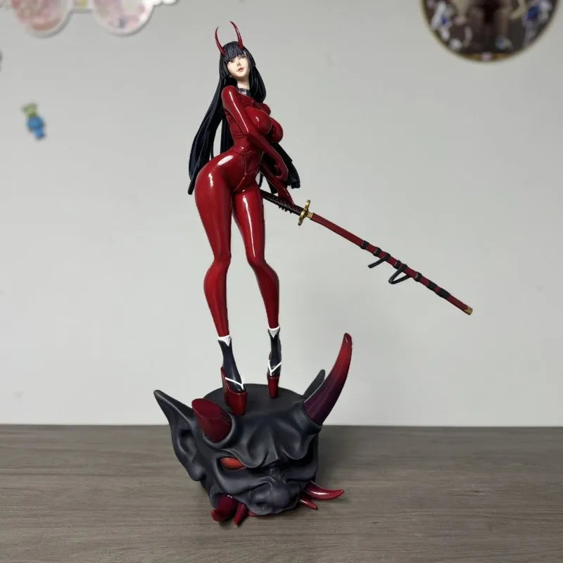 Hot Senji Muramasa 1/4 Scale 55cm Large Beautiful Girl Figure With Base Pvc Anime Statue Desktop Decoration Gift