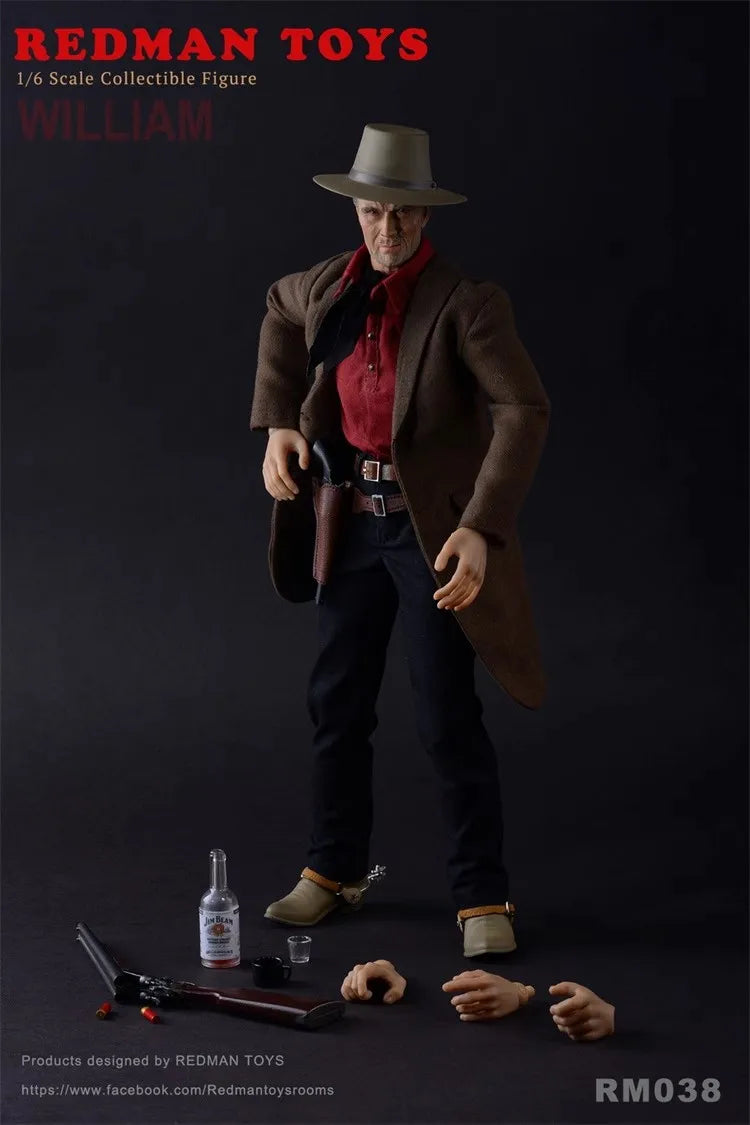 RM038 REDMAN TOYS 1/6 Male Soldier William 12'' Action Figure Doll Model Toy In Stock Collection