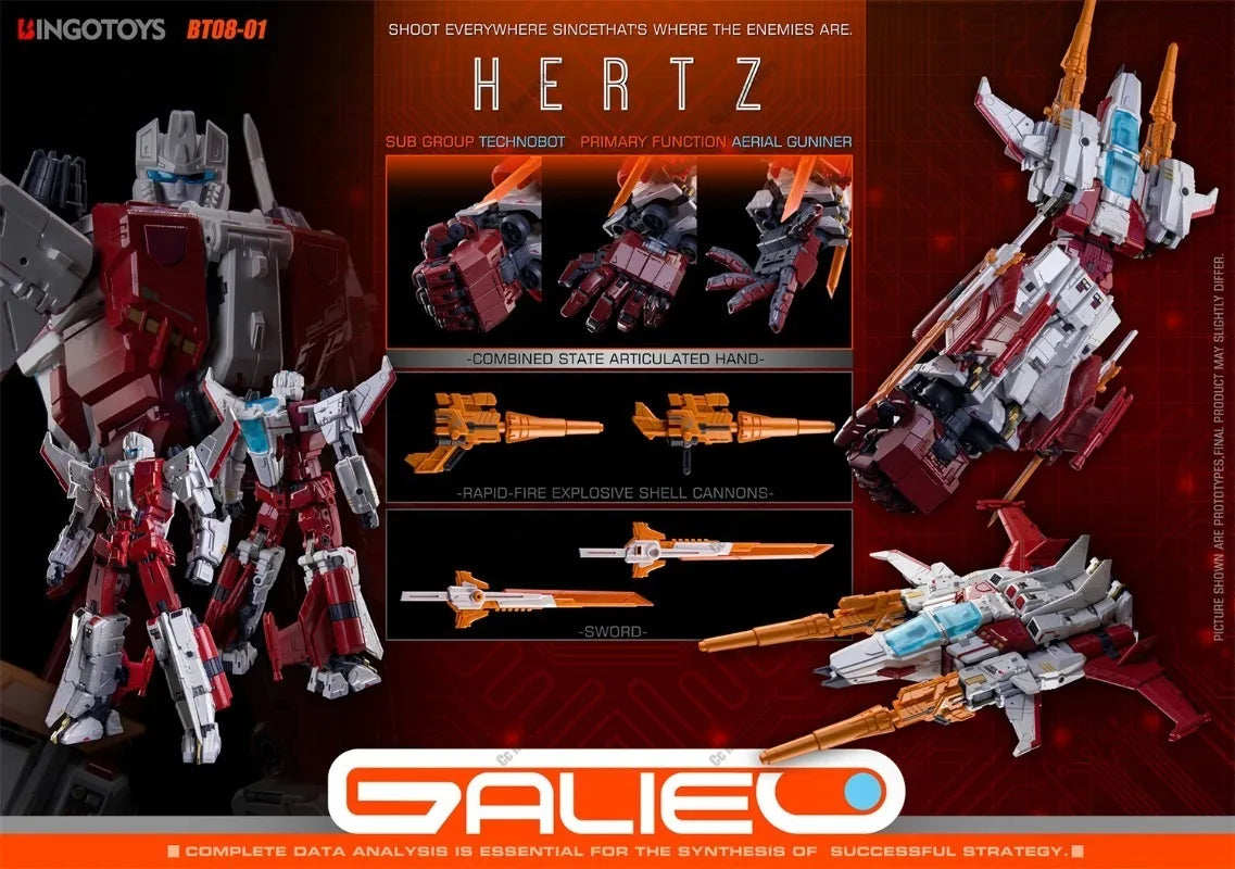 [In Stock] Hot-Selling Toy BINGOTOY BT08-01 Computron Strafe Action Figure Boys' Birthday Gift Collection