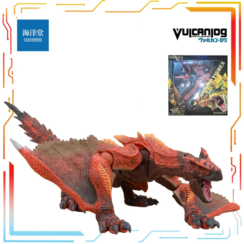 KAIYODO Original Finished Product Movable Vulcanlog Series Monster Hunter Anime Action Model Toys Collectible Gifts for Friend