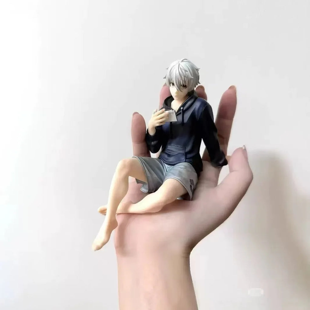 9cm Anime Blau Schloss Nagi Seishiro Figur PVC Nette Tisch Puppe Dekoration Modell Spielzeug Kinder Geschenk
